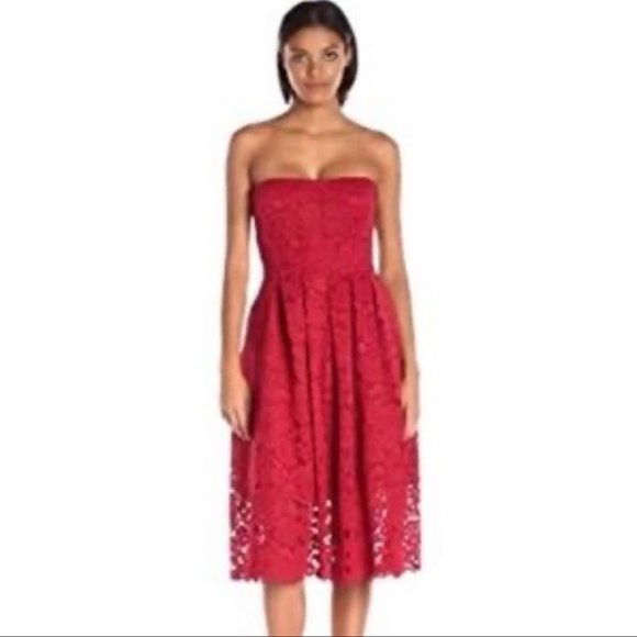 NWT Vera Wang Lacey Dress With Removable Straps Sz 8 - Picture 3 of 13